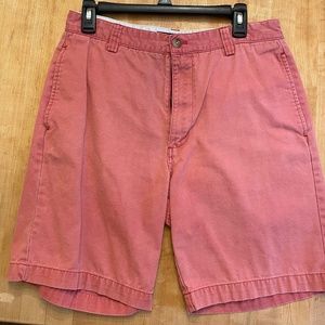 CHAPS Mens' Salmon Shorts, 32" Waist, Flat front